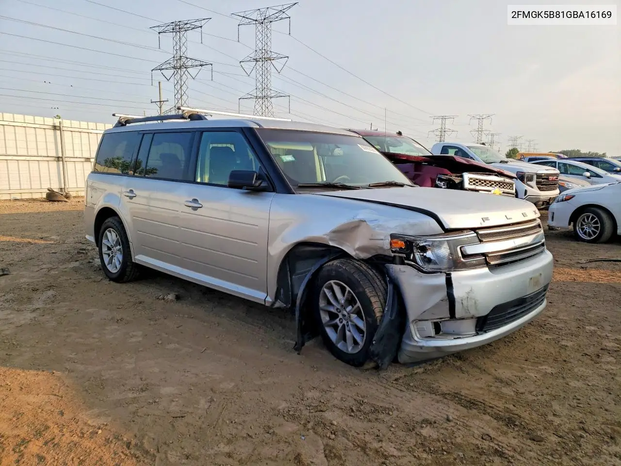 2016 Ford Flex Se VIN: 2FMGK5B81GBA16169 Lot: 60869526