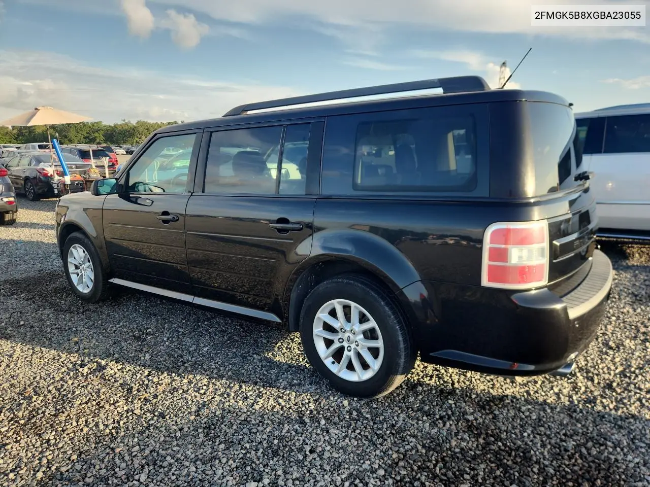 2016 Ford Flex Se VIN: 2FMGK5B8XGBA23055 Lot: 61109976