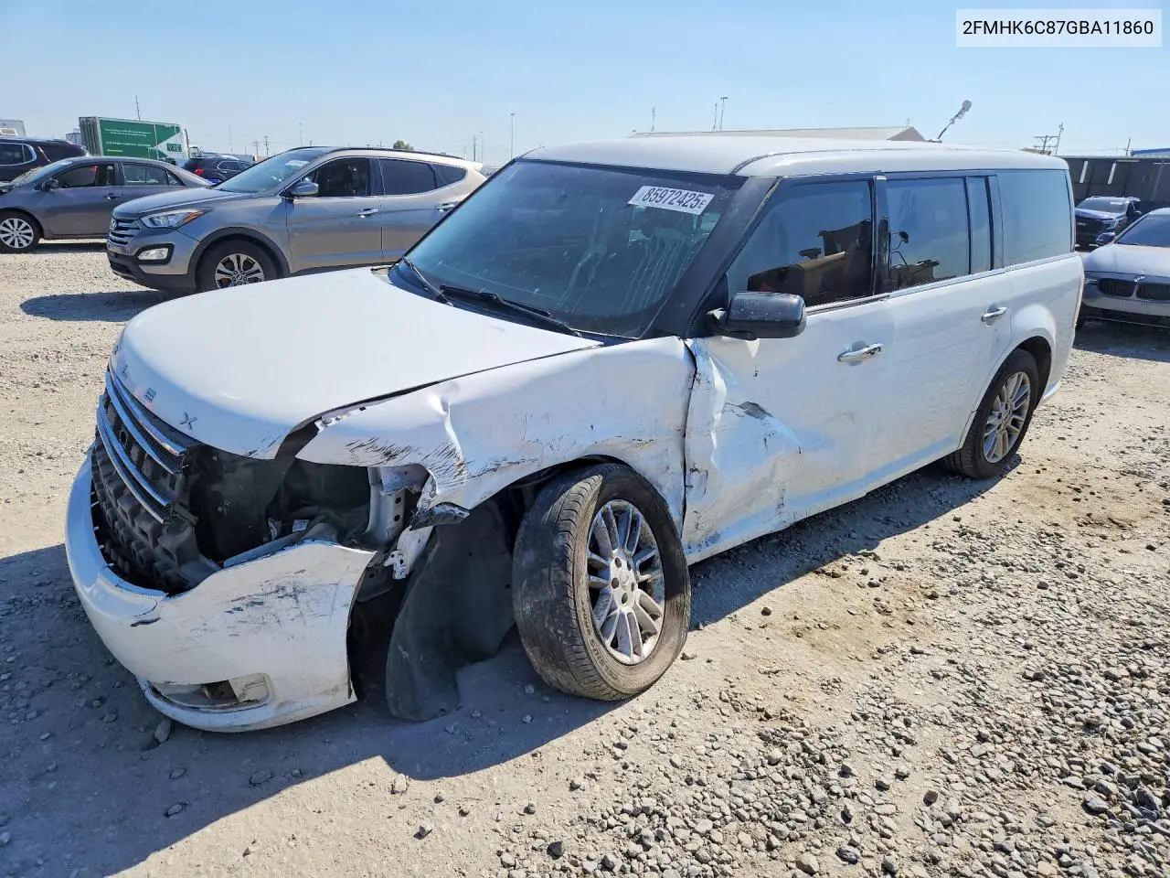 2016 Ford Flex Sel VIN: 2FMHK6C87GBA11860 Lot: 85972425