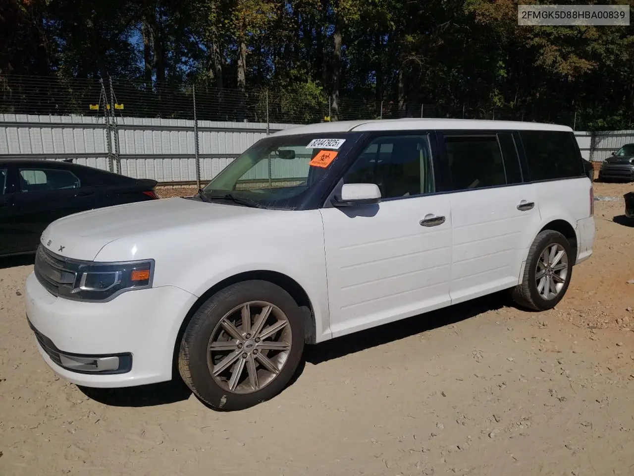 2FMGK5D88HBA00839 2017 Ford Flex Limited