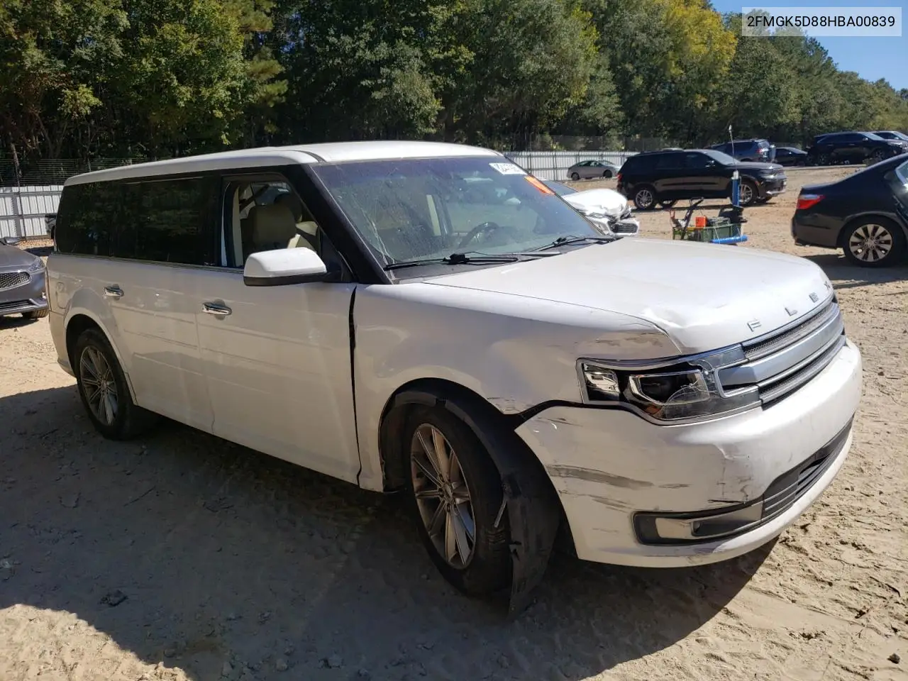 2FMGK5D88HBA00839 2017 Ford Flex Limited