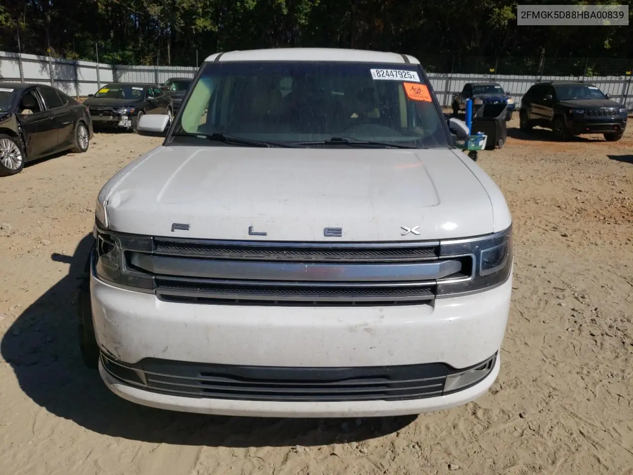2FMGK5D88HBA00839 2017 Ford Flex Limited