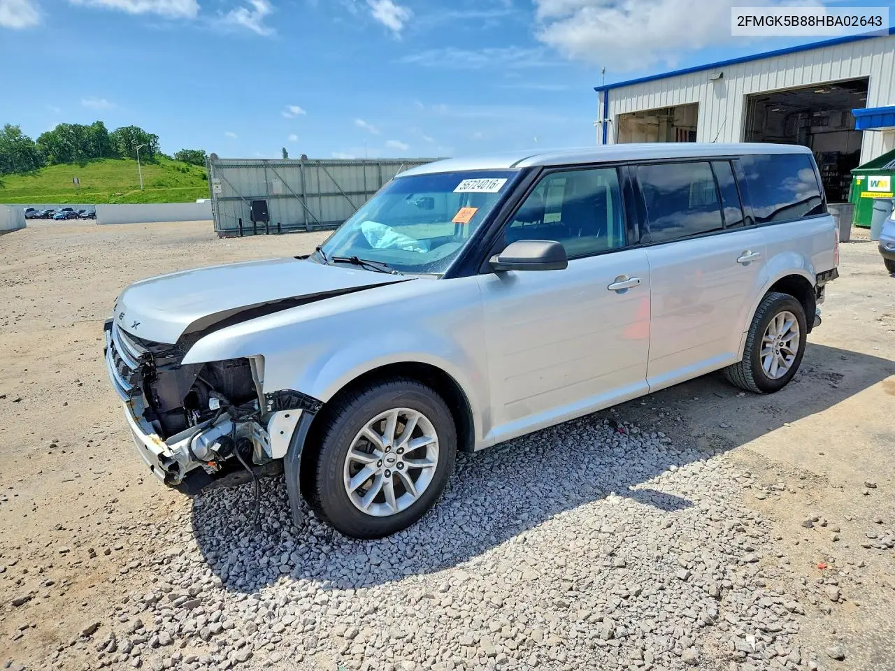 2017 Ford Flex Se VIN: 2FMGK5B88HBA02643 Lot: 56724016
