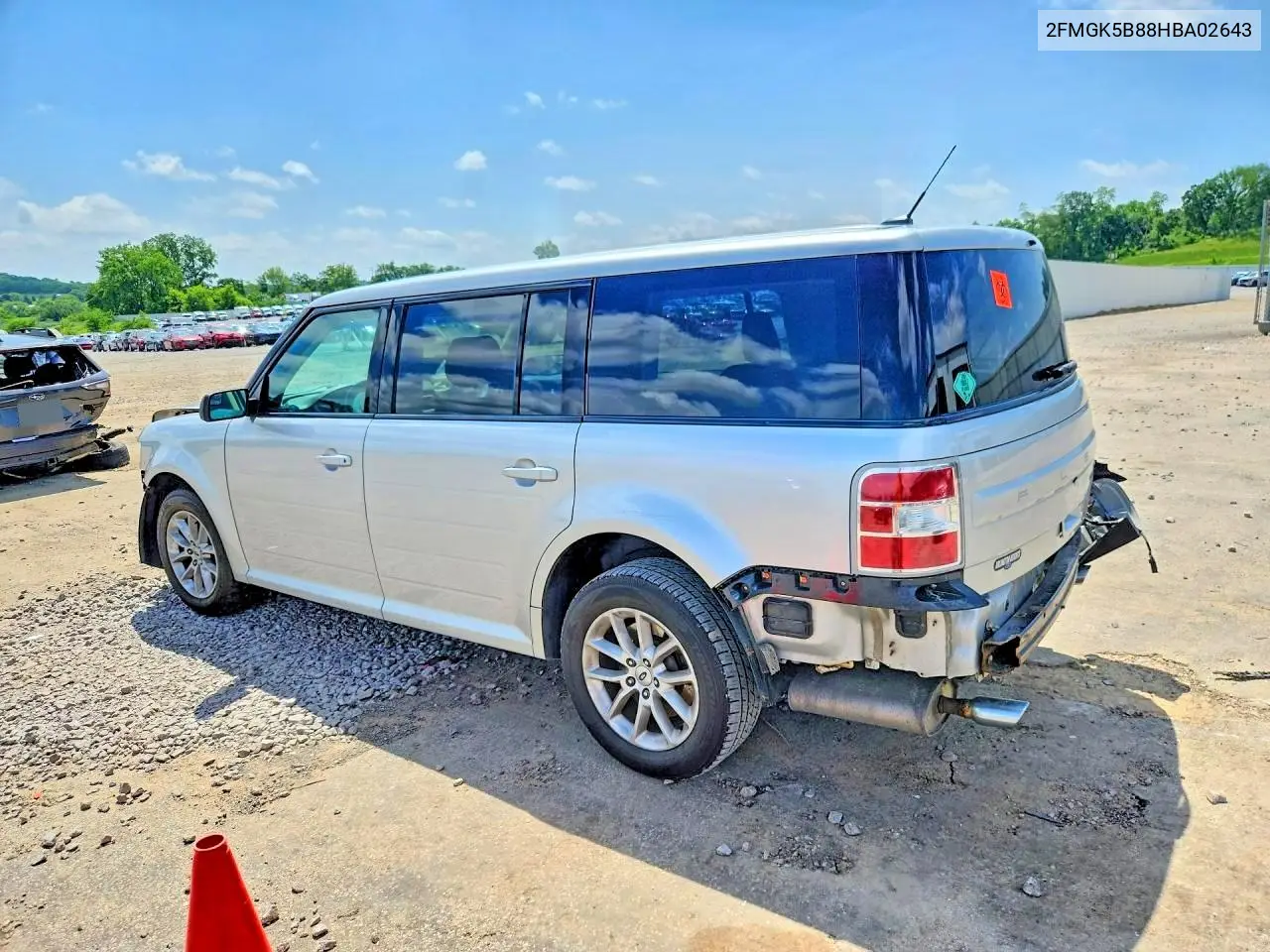 2017 Ford Flex Se VIN: 2FMGK5B88HBA02643 Lot: 56724016