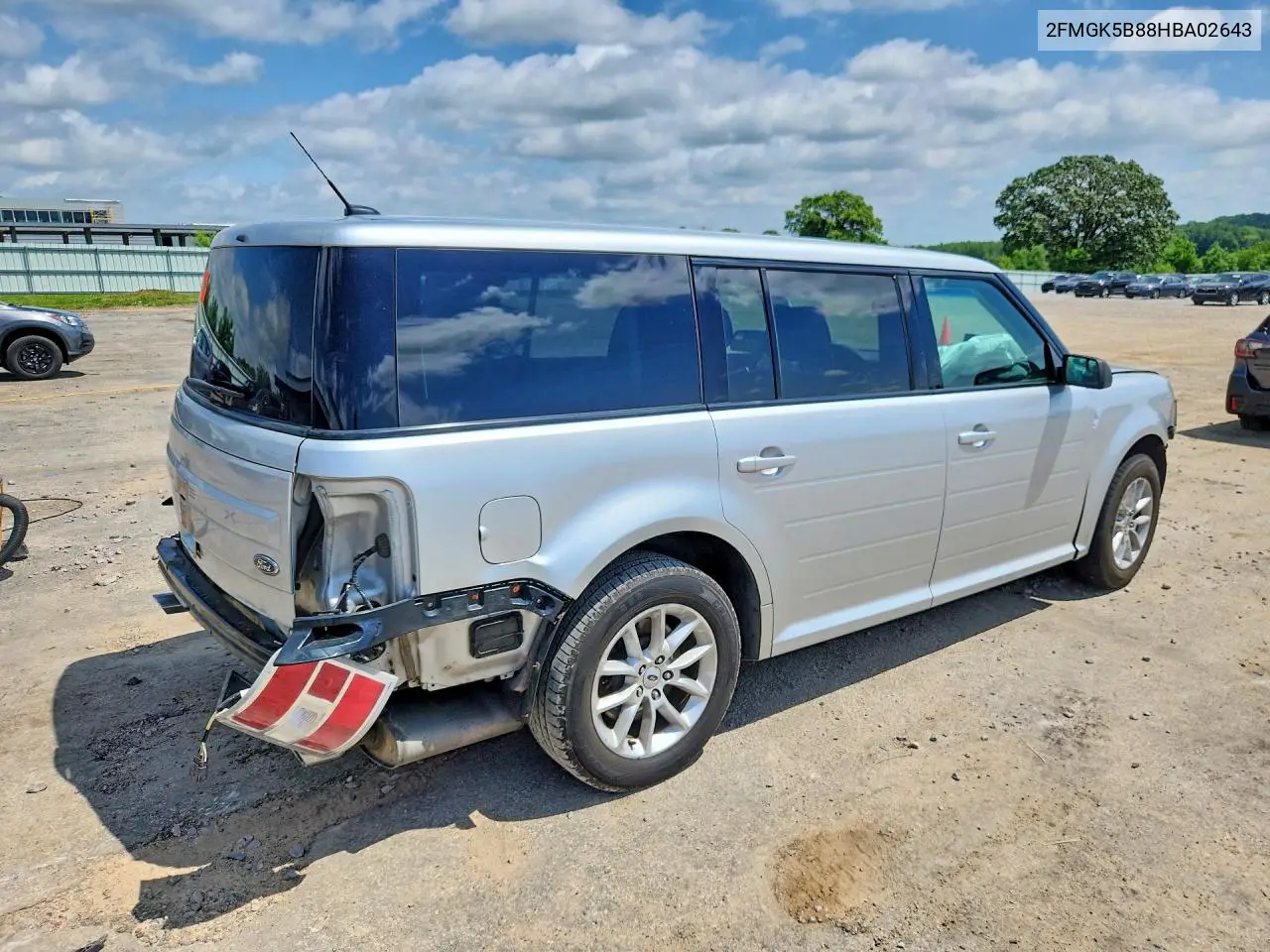 2017 Ford Flex Se VIN: 2FMGK5B88HBA02643 Lot: 56724016