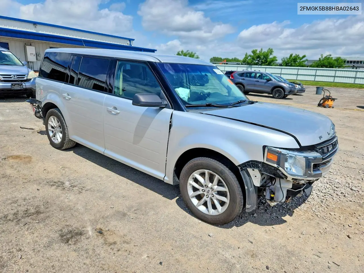 2017 Ford Flex Se VIN: 2FMGK5B88HBA02643 Lot: 56724016