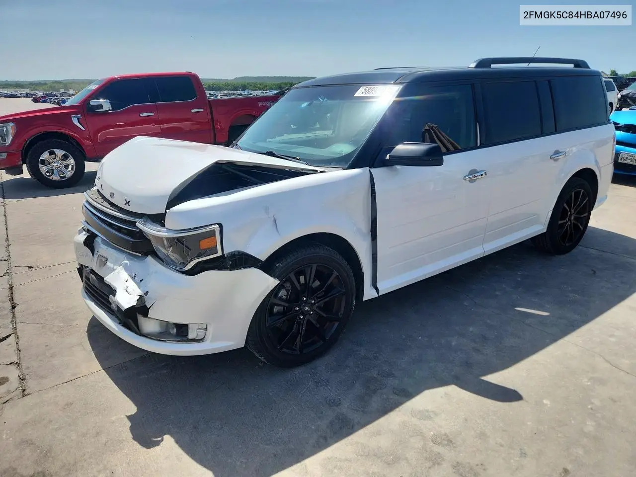 2017 Ford Flex Sel VIN: 2FMGK5C84HBA07496 Lot: 58895056