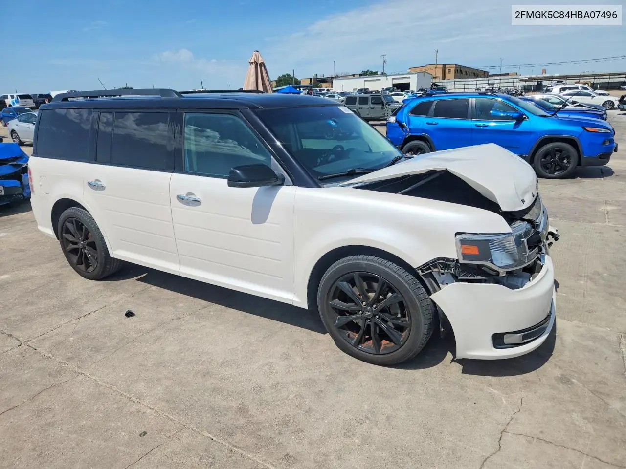 2017 Ford Flex Sel VIN: 2FMGK5C84HBA07496 Lot: 58895056