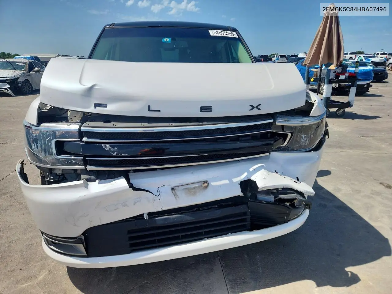 2017 Ford Flex Sel VIN: 2FMGK5C84HBA07496 Lot: 58895056