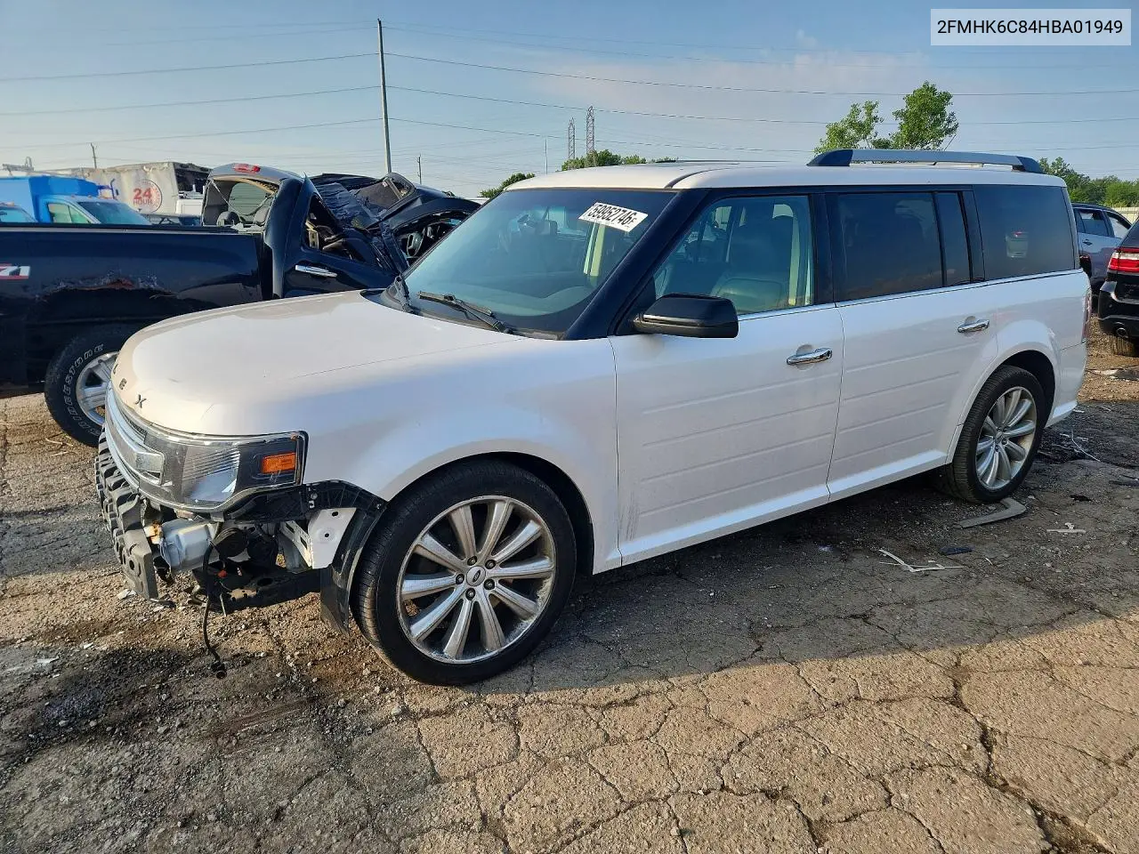 2017 Ford Flex Sel VIN: 2FMHK6C84HBA01949 Lot: 59952746