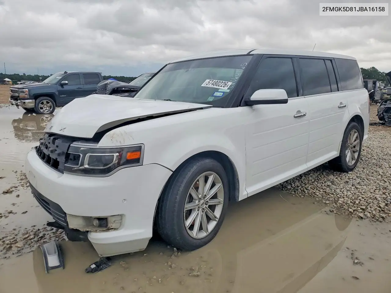 2018 Ford Flex Limited VIN: 2FMGK5D81JBA16158 Lot: 57480226