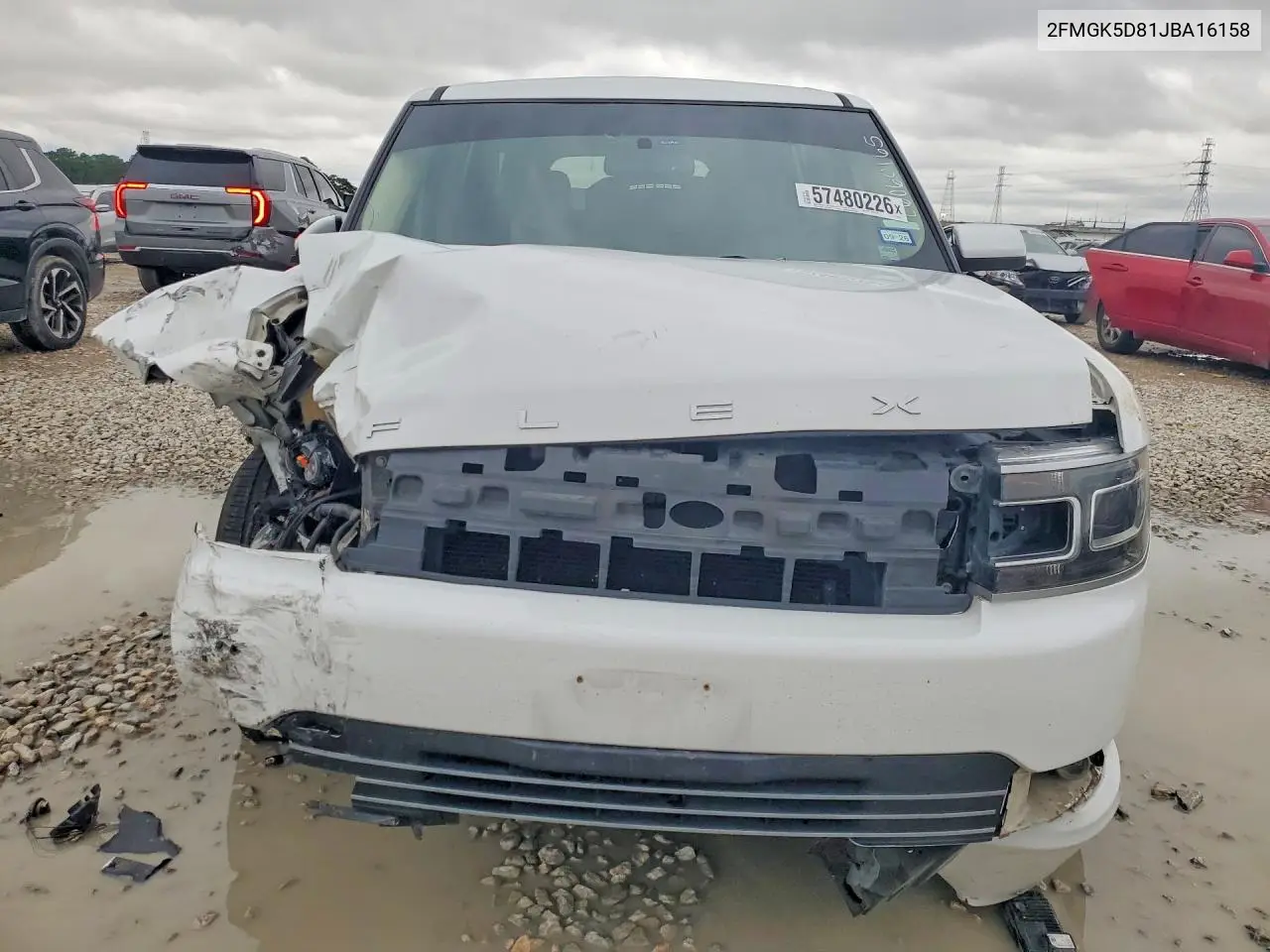 2018 Ford Flex Limited VIN: 2FMGK5D81JBA16158 Lot: 57480226