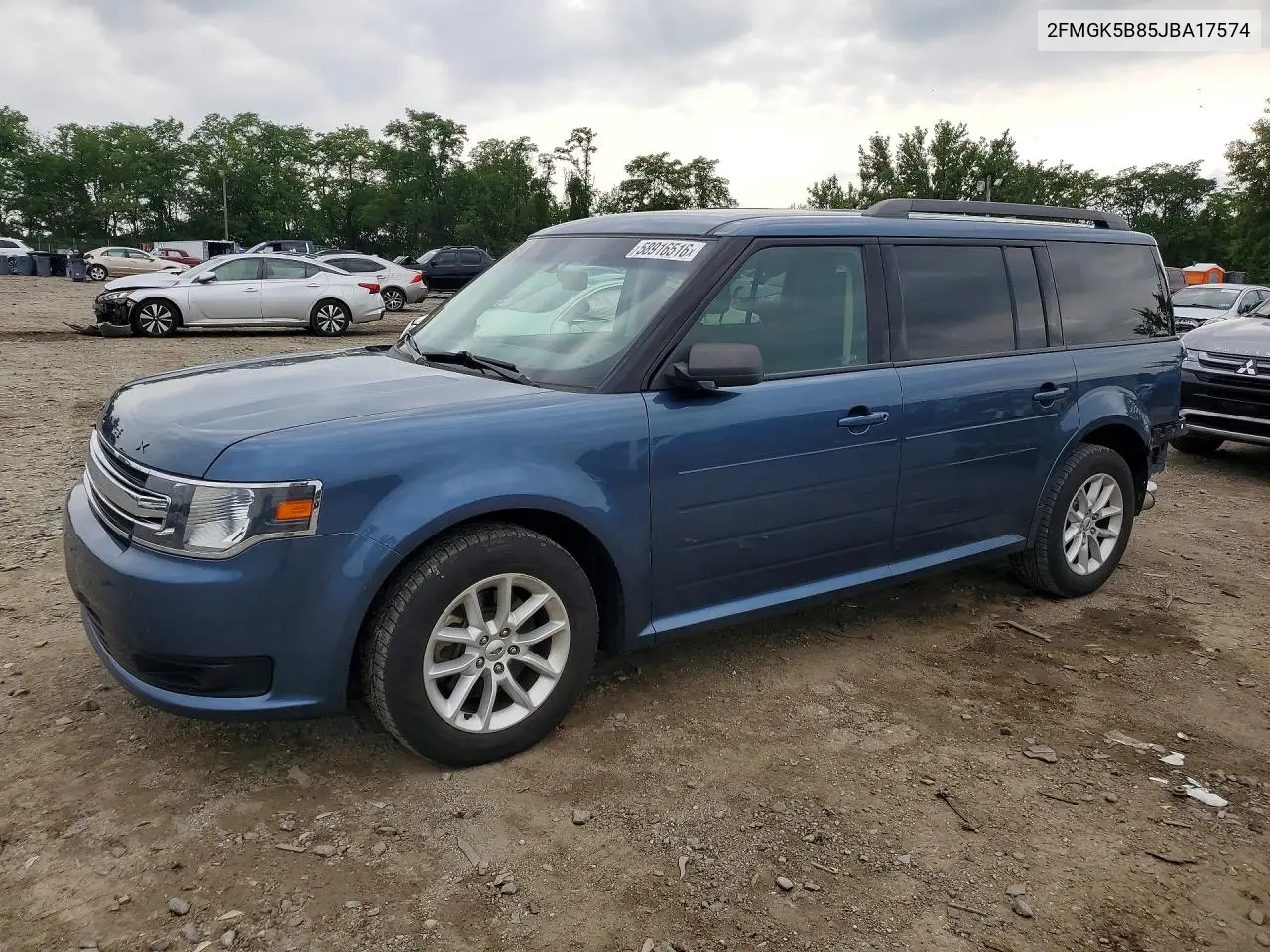 2018 Ford Flex Se VIN: 2FMGK5B85JBA17574 Lot: 58916516
