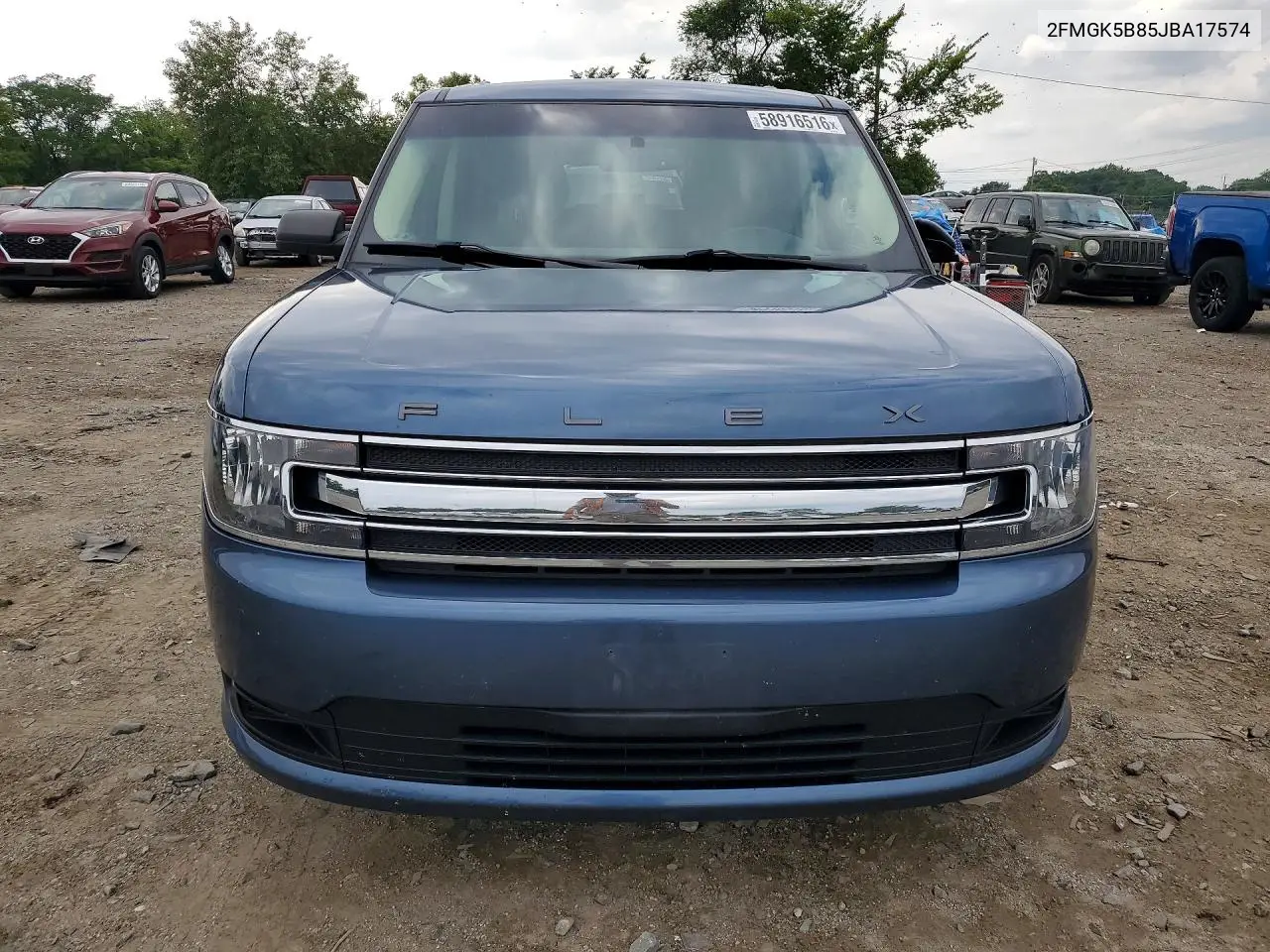 2018 Ford Flex Se VIN: 2FMGK5B85JBA17574 Lot: 58916516