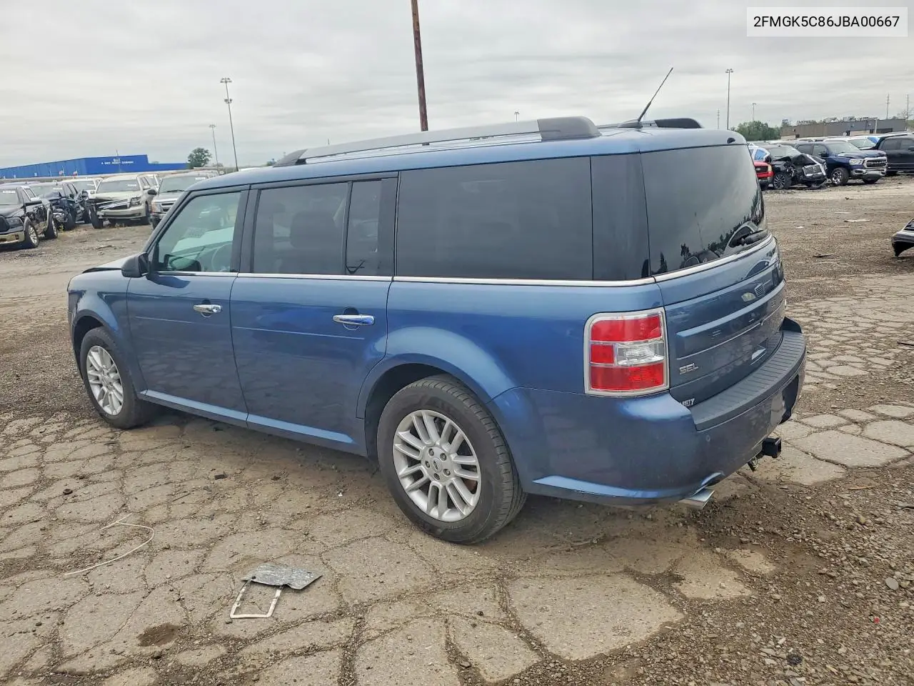 2018 Ford Flex Sel VIN: 2FMGK5C86JBA00667 Lot: 59684116