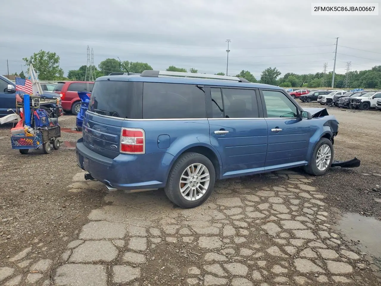 2018 Ford Flex Sel VIN: 2FMGK5C86JBA00667 Lot: 59684116
