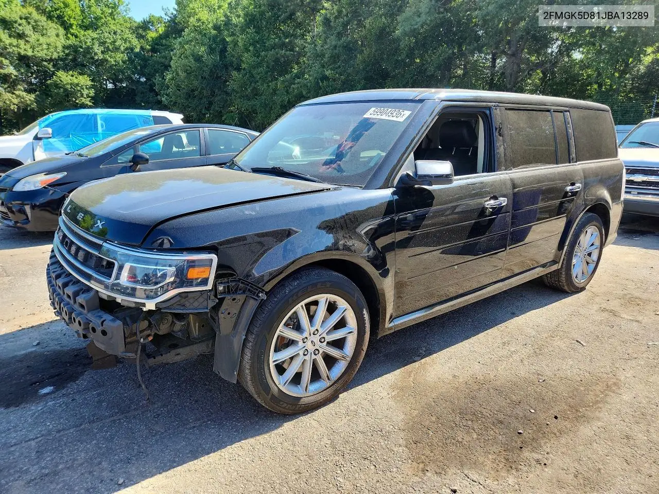 2018 Ford Flex Limited VIN: 2FMGK5D81JBA13289 Lot: 59904936