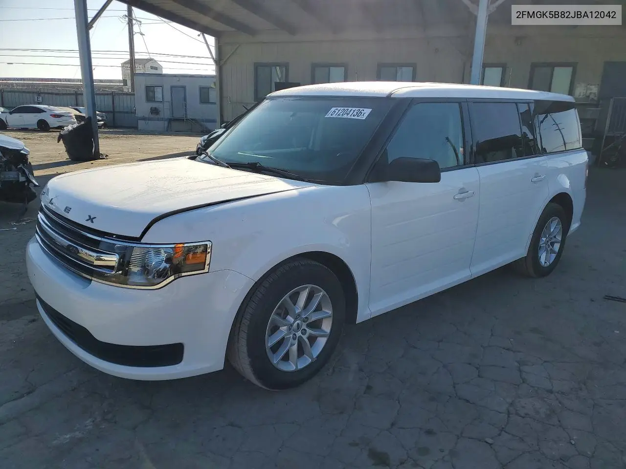 2018 Ford Flex Se VIN: 2FMGK5B82JBA12042 Lot: 61204136
