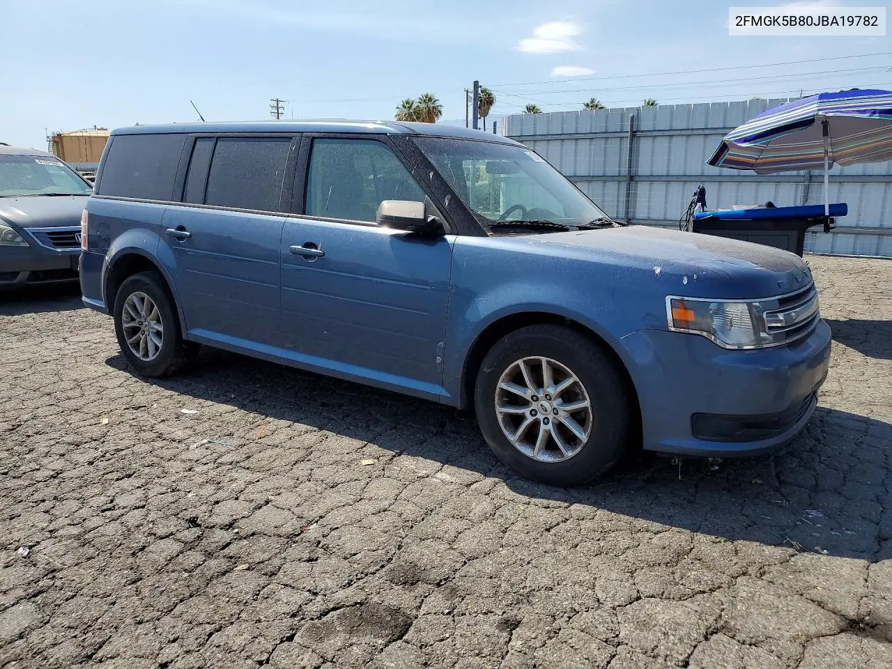 2018 Ford Flex Se VIN: 2FMGK5B80JBA19782 Lot: 61364786