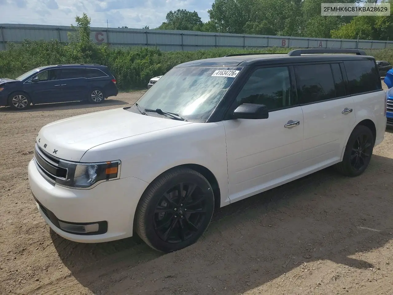 2019 Ford Flex Sel VIN: 2FMHK6C81KBA28629 Lot: 41634726