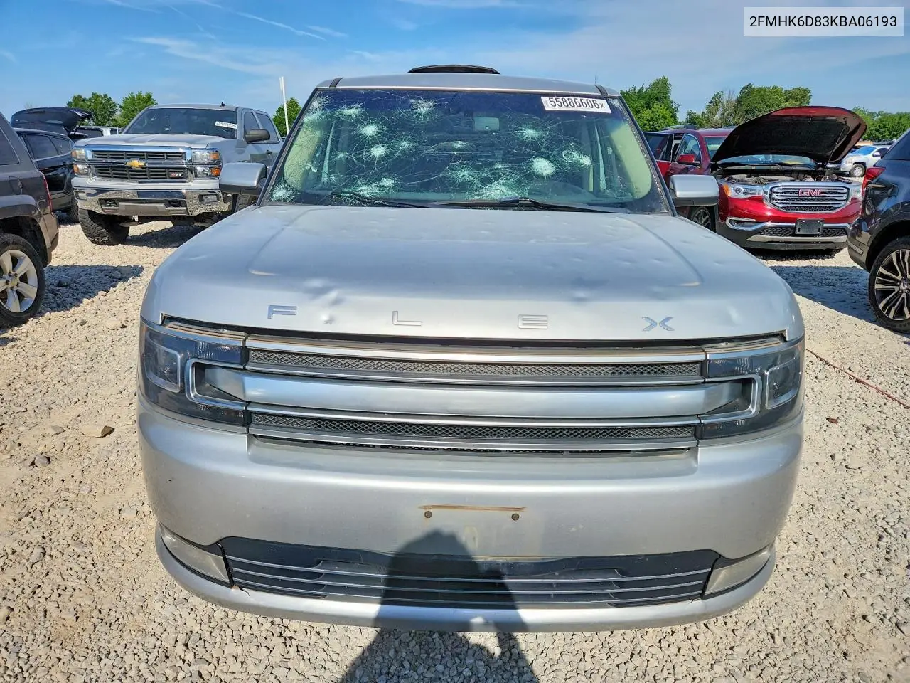 2019 Ford Flex Limited VIN: 2FMHK6D83KBA06193 Lot: 55886606