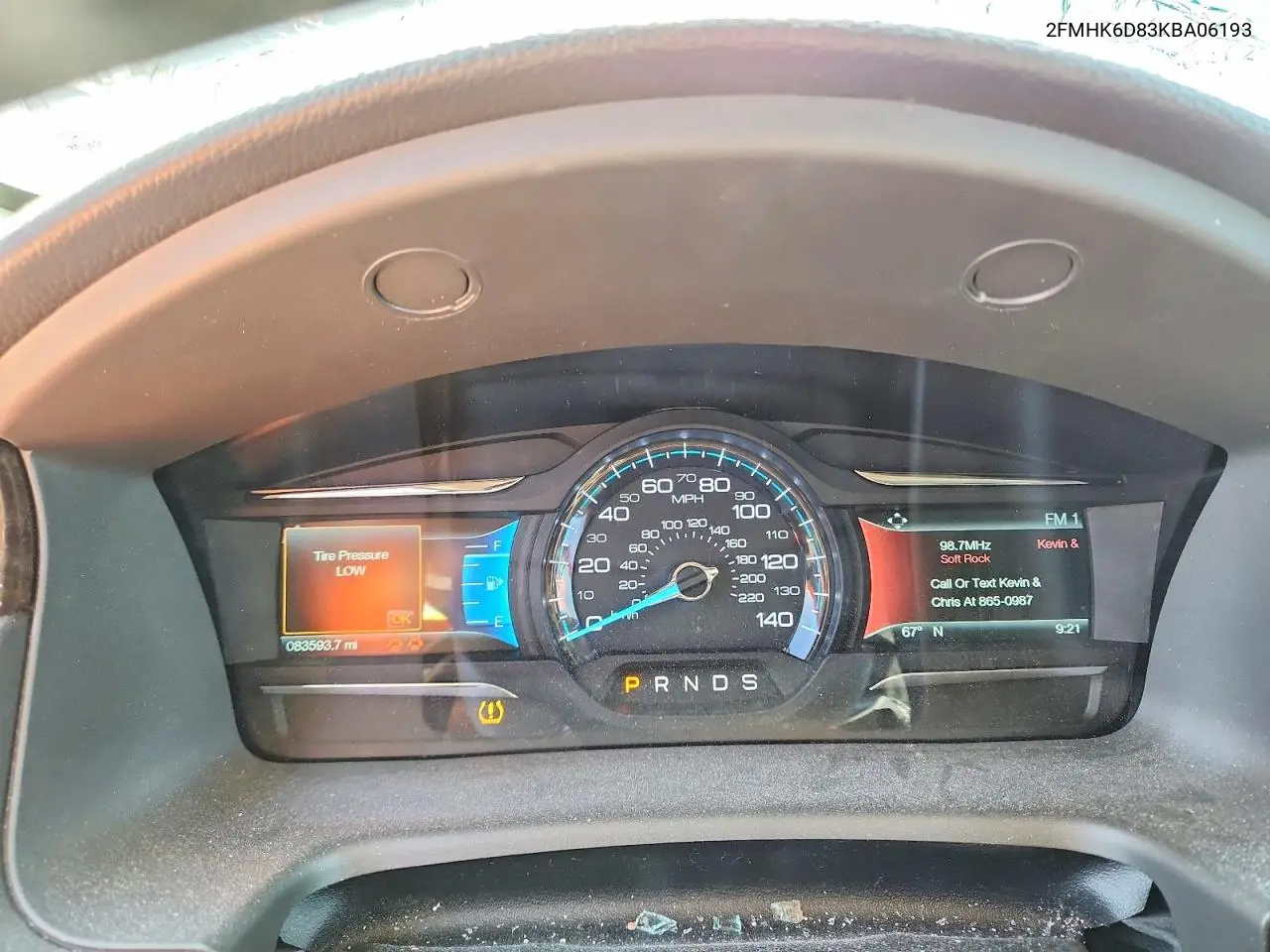 2019 Ford Flex Limited VIN: 2FMHK6D83KBA06193 Lot: 55886606