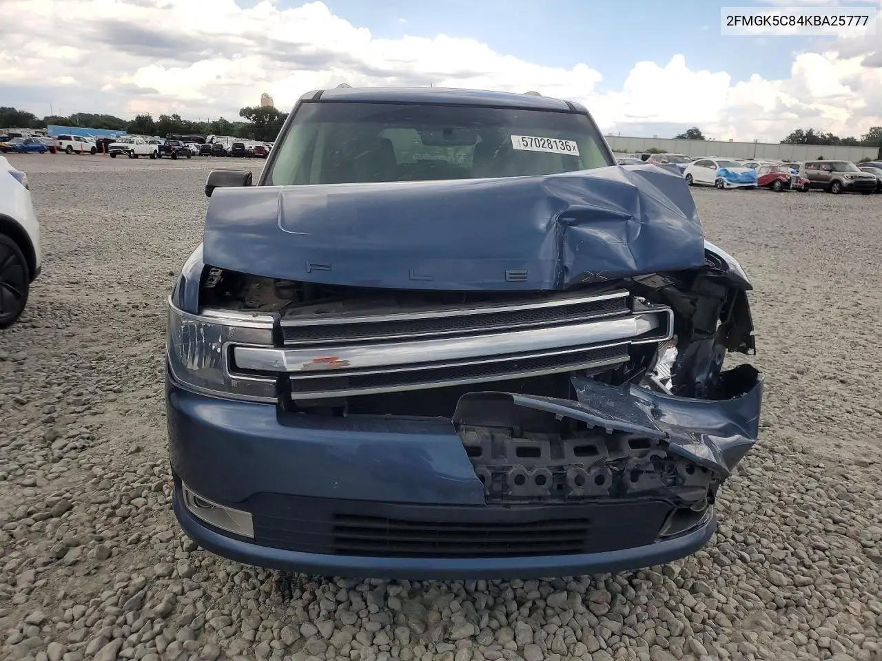 2019 Ford Flex Sel VIN: 2FMGK5C84KBA25777 Lot: 57028136