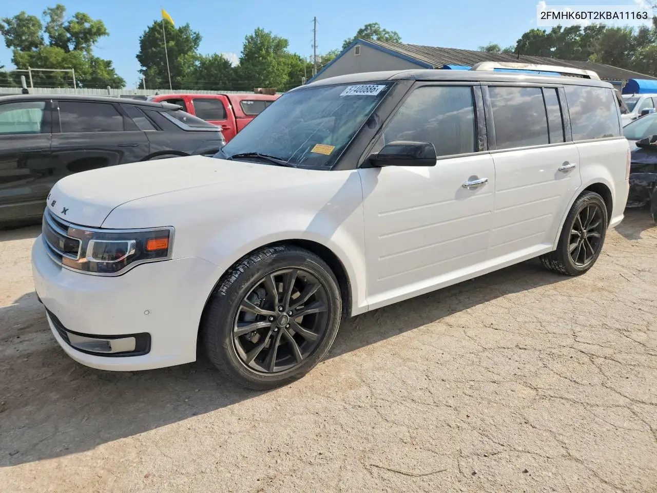 2019 Ford Flex Limited VIN: 2FMHK6DT2KBA11163 Lot: 57400886