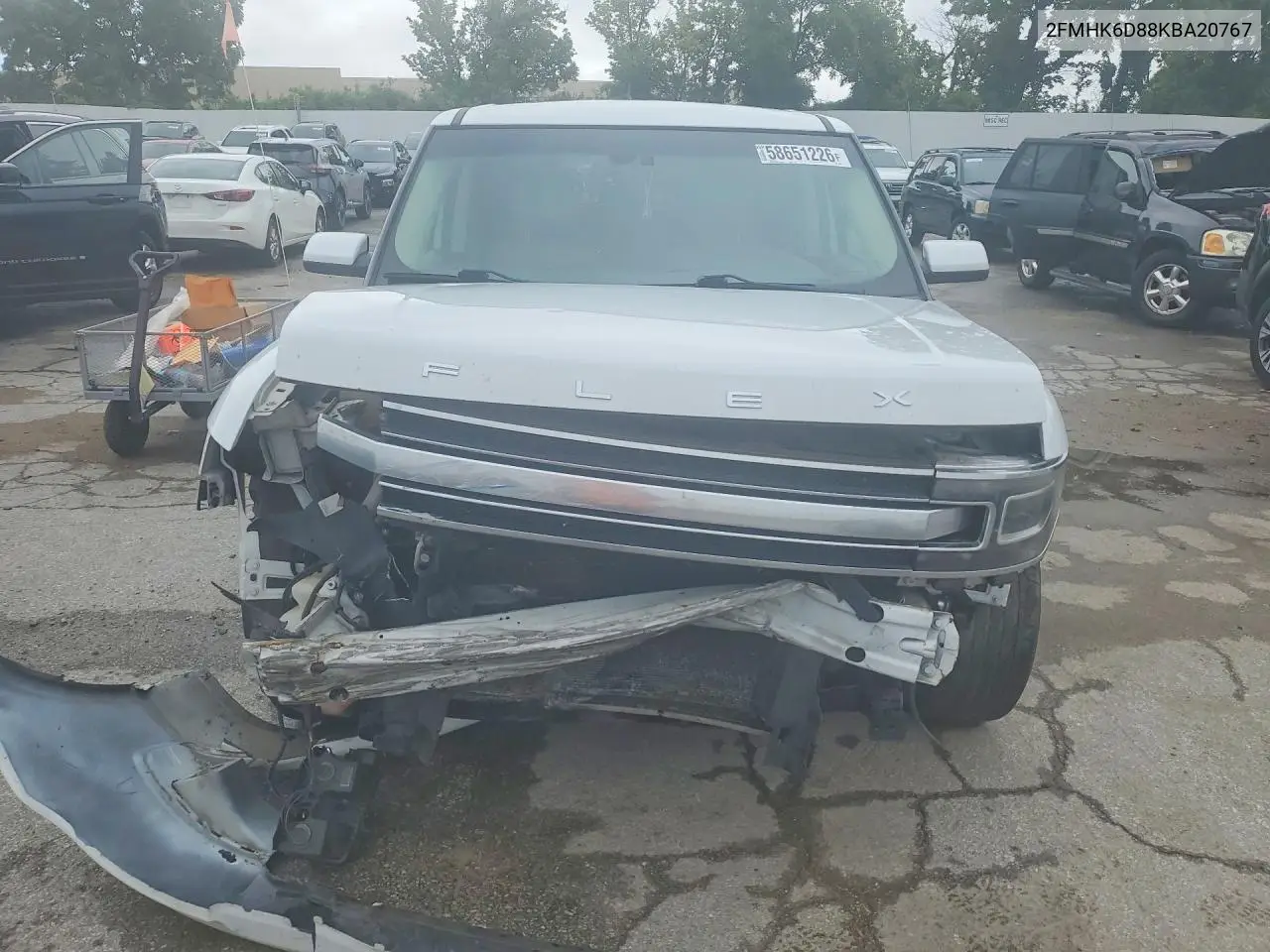 2019 Ford Flex Limited VIN: 2FMHK6D88KBA20767 Lot: 58651226