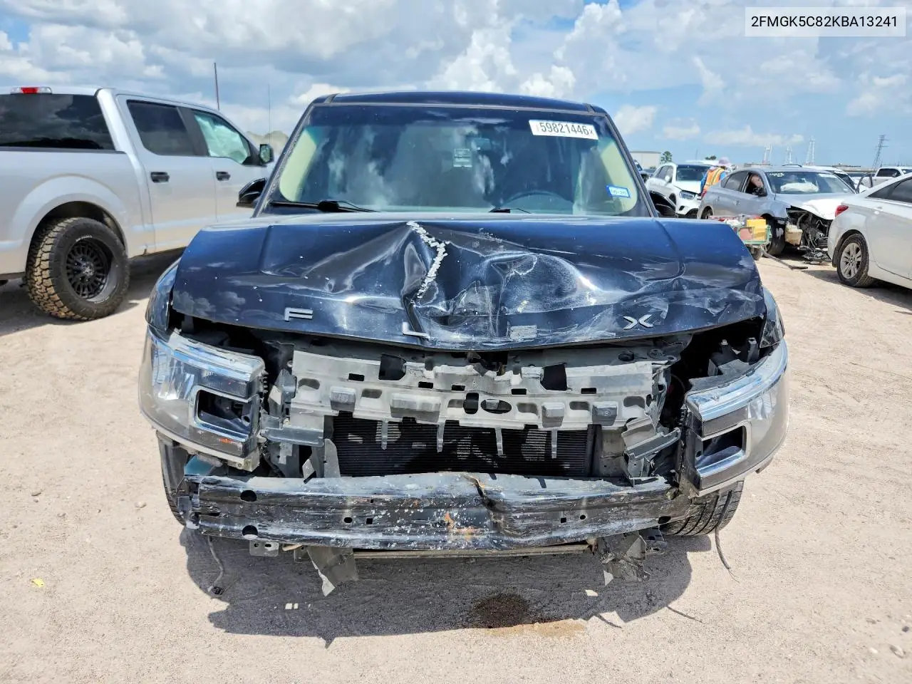2019 Ford Flex Sel VIN: 2FMGK5C82KBA13241 Lot: 59821446
