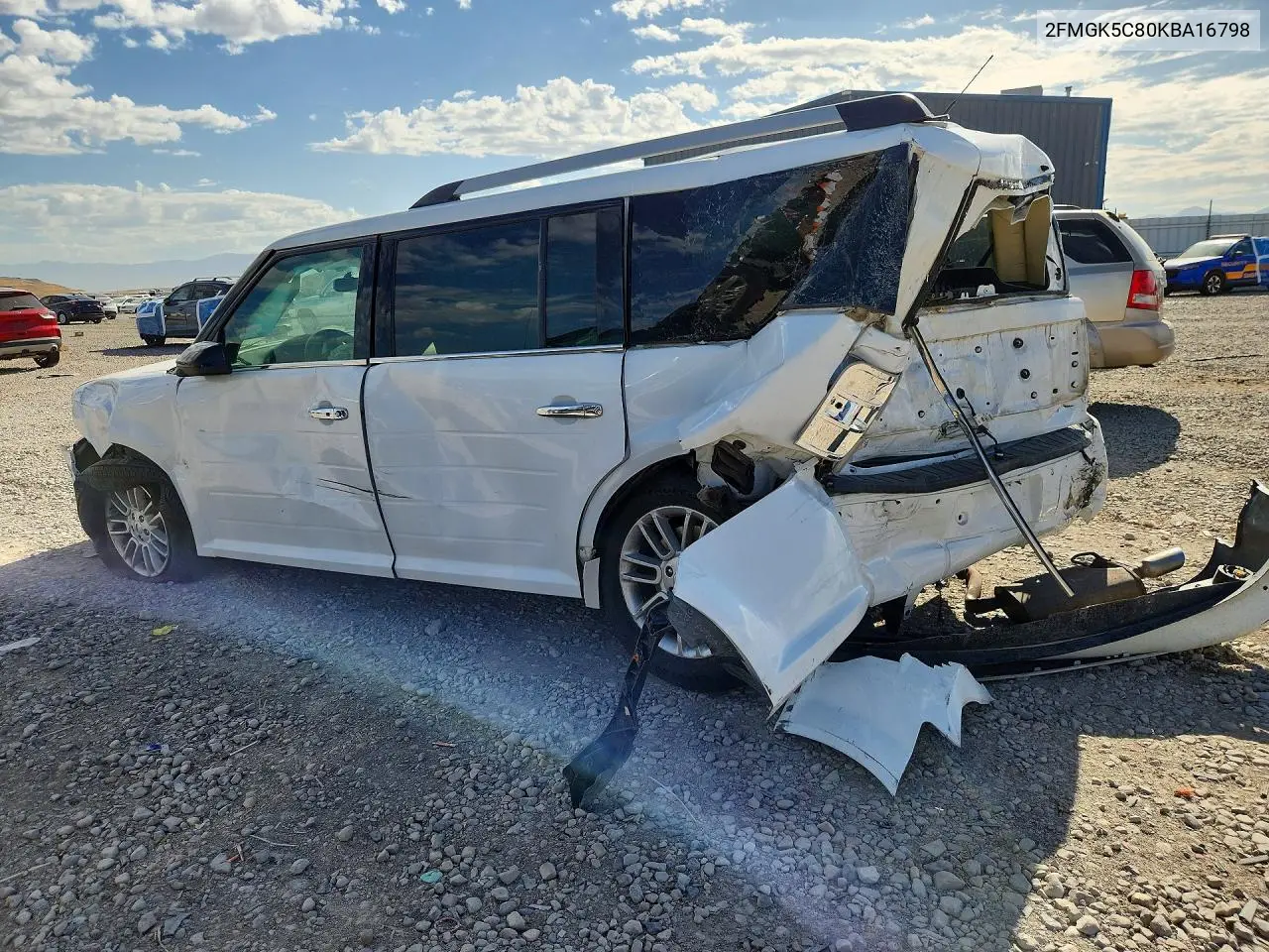 2019 Ford Flex Sel VIN: 2FMGK5C80KBA16798 Lot: 59876946