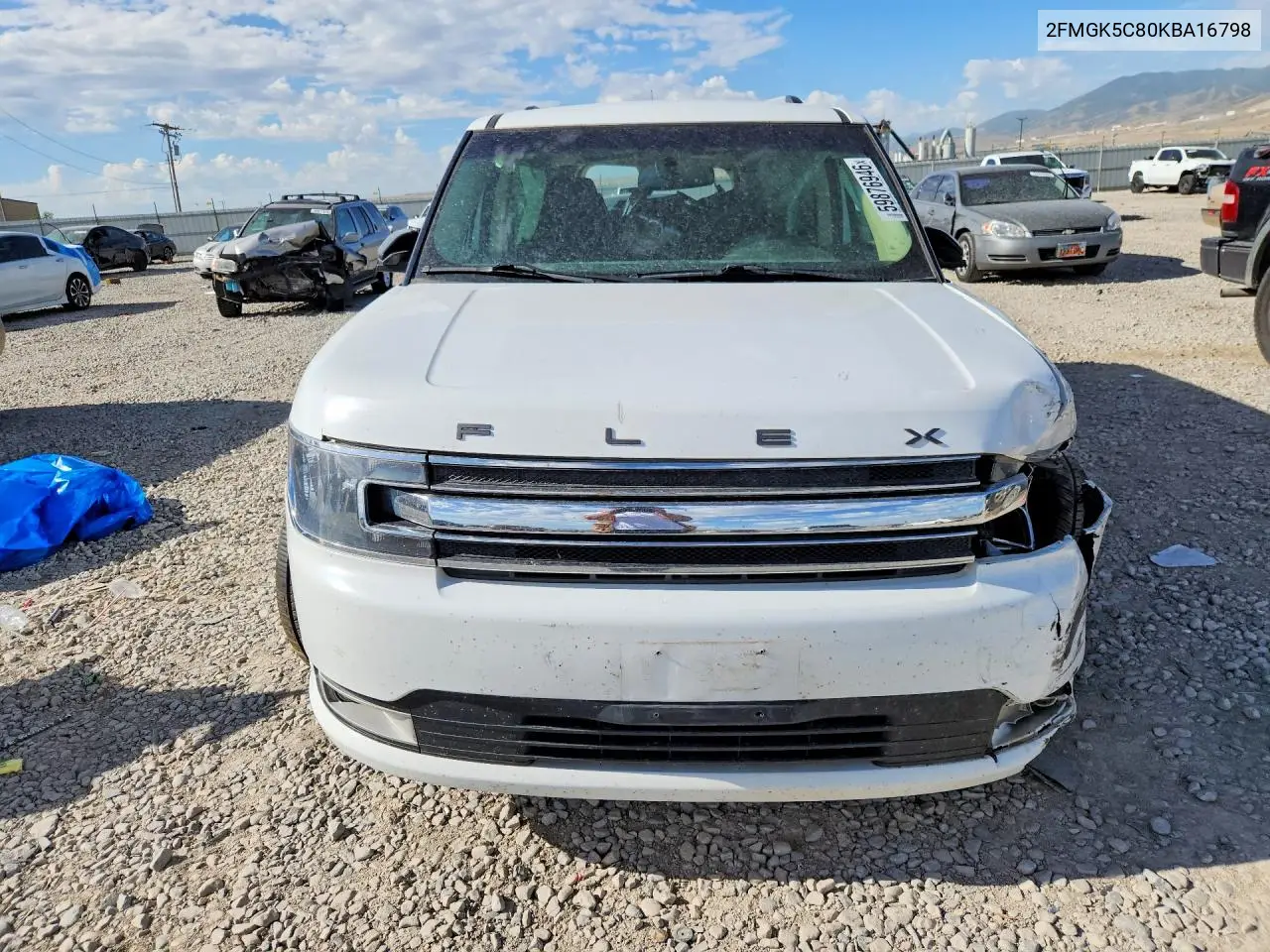 2019 Ford Flex Sel VIN: 2FMGK5C80KBA16798 Lot: 59876946