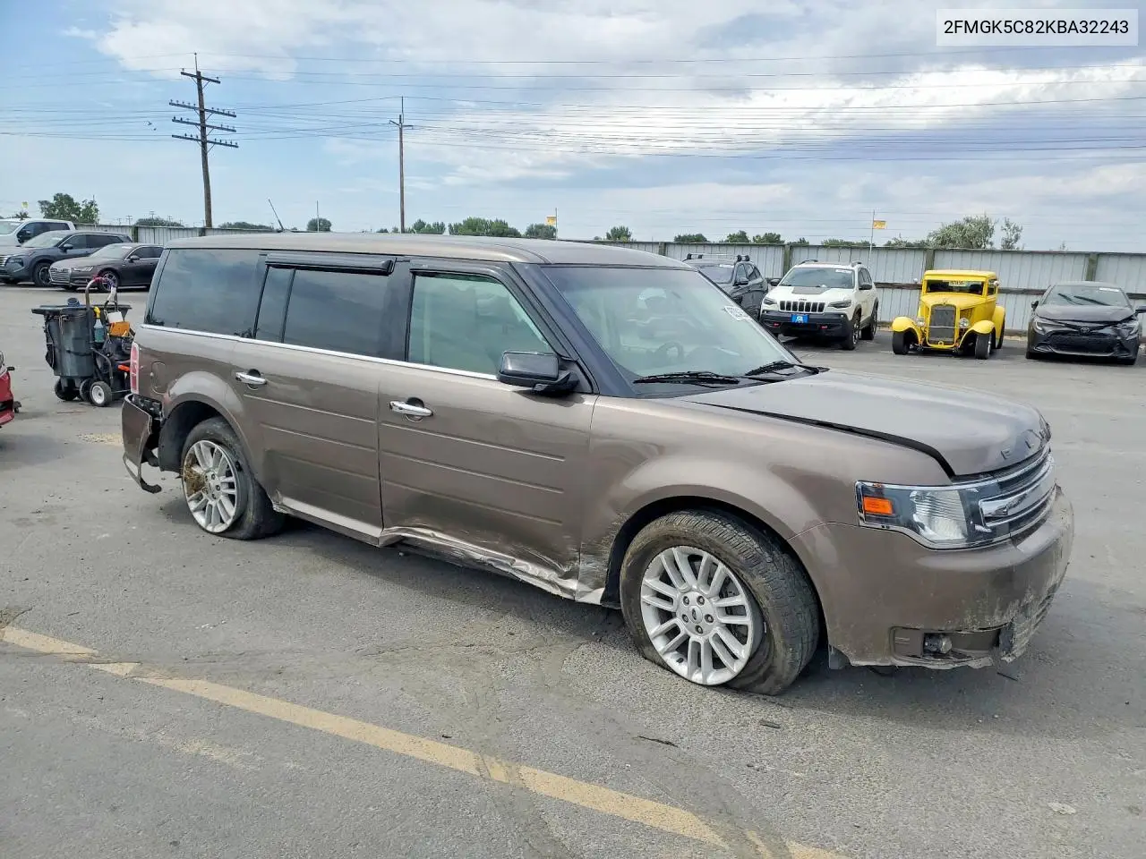 2019 Ford Flex Sel VIN: 2FMGK5C82KBA32243 Lot: 60234256