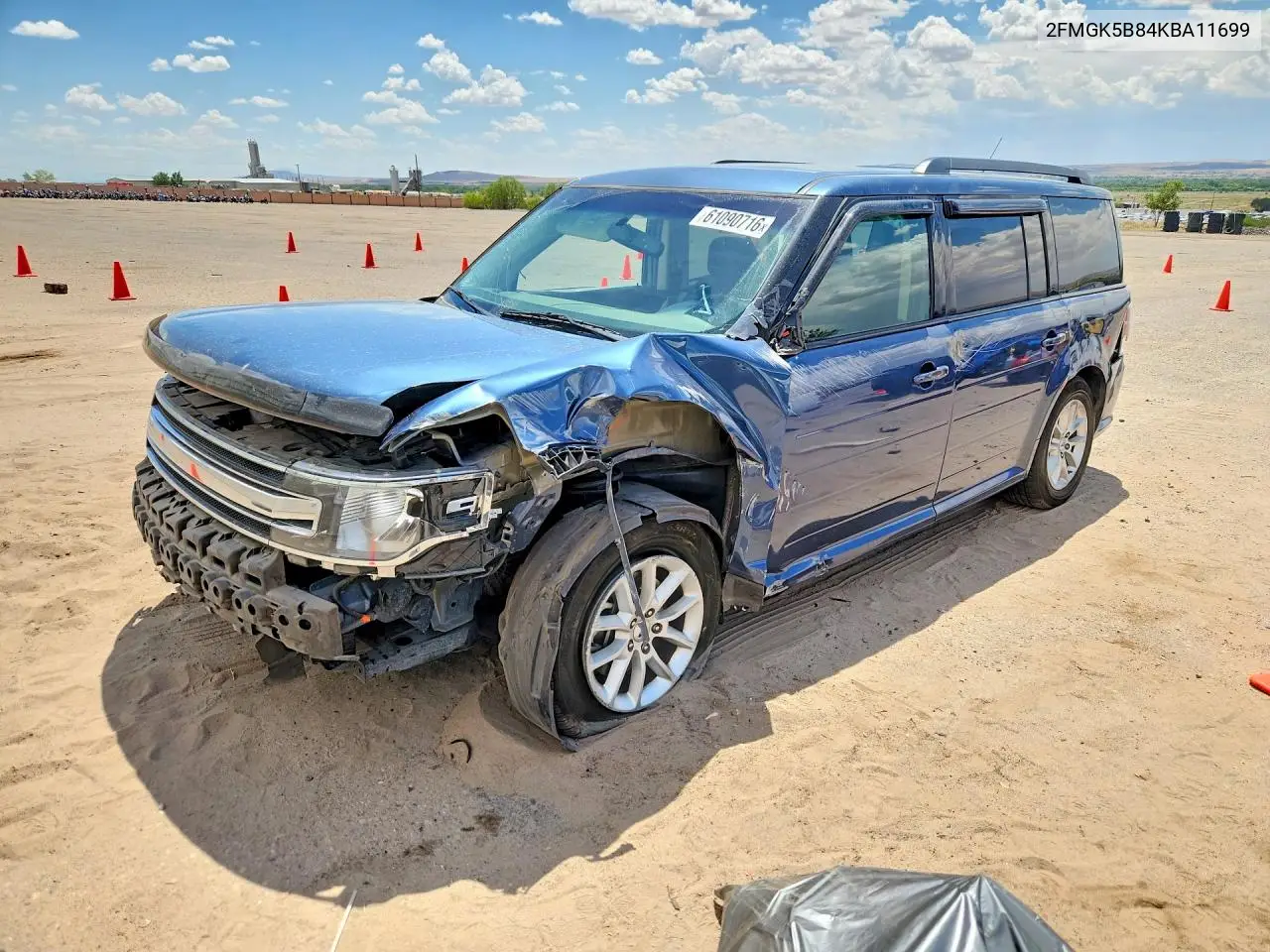 2FMGK5B84KBA11699 2019 Ford Flex Se