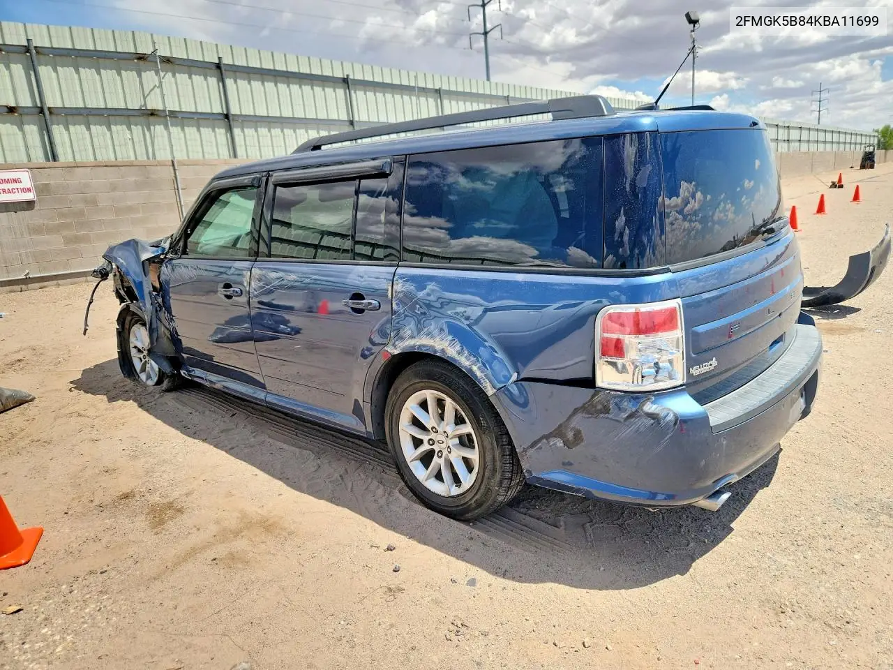 2FMGK5B84KBA11699 2019 Ford Flex Se