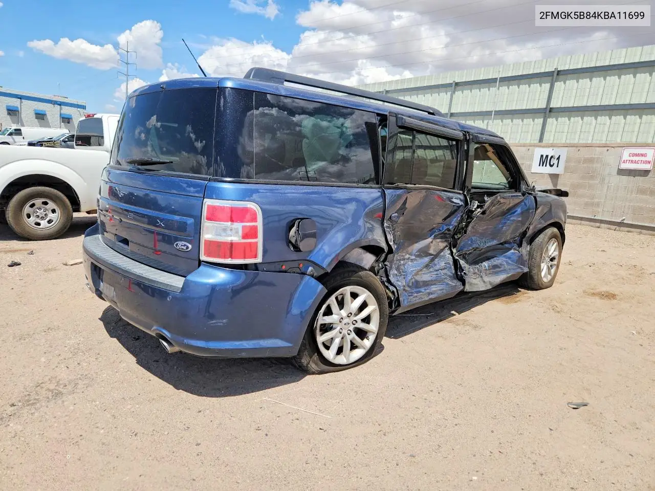 2FMGK5B84KBA11699 2019 Ford Flex Se