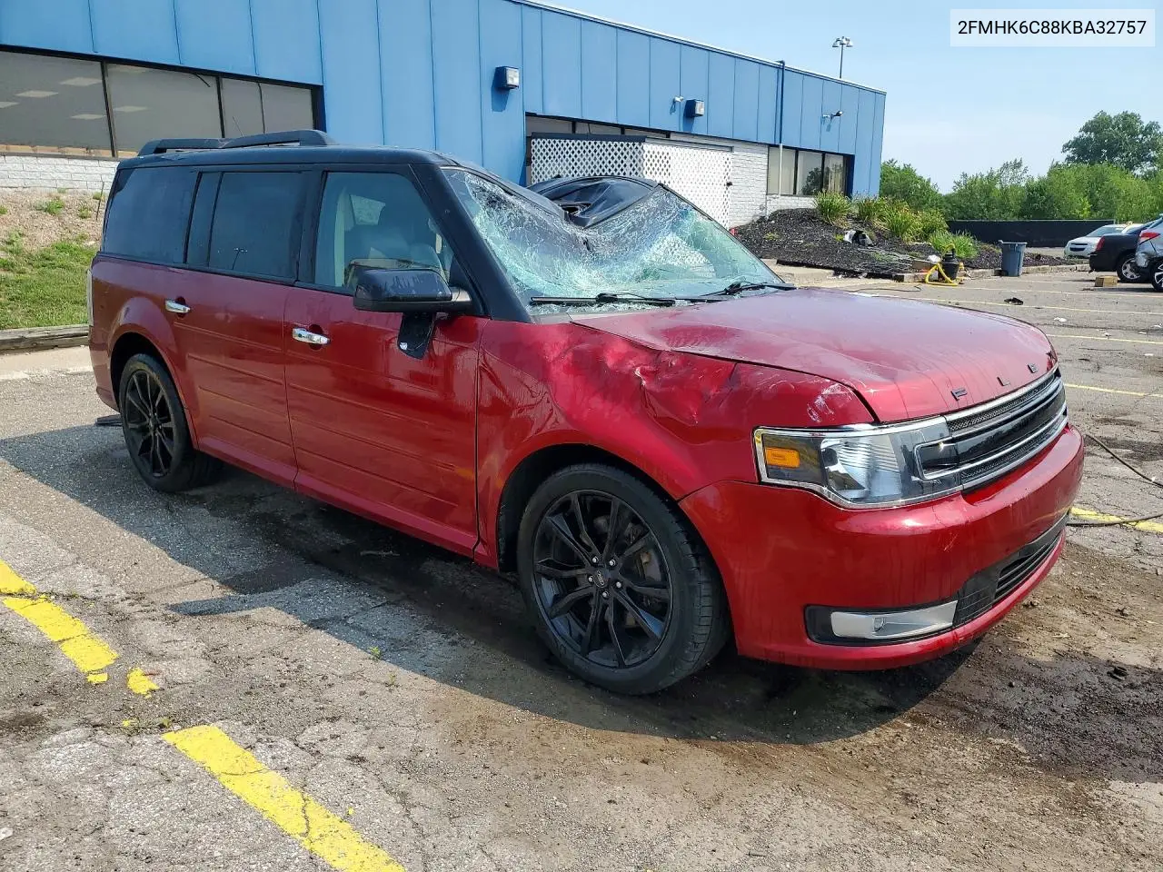 2019 Ford Flex Sel VIN: 2FMHK6C88KBA32757 Lot: 61128316