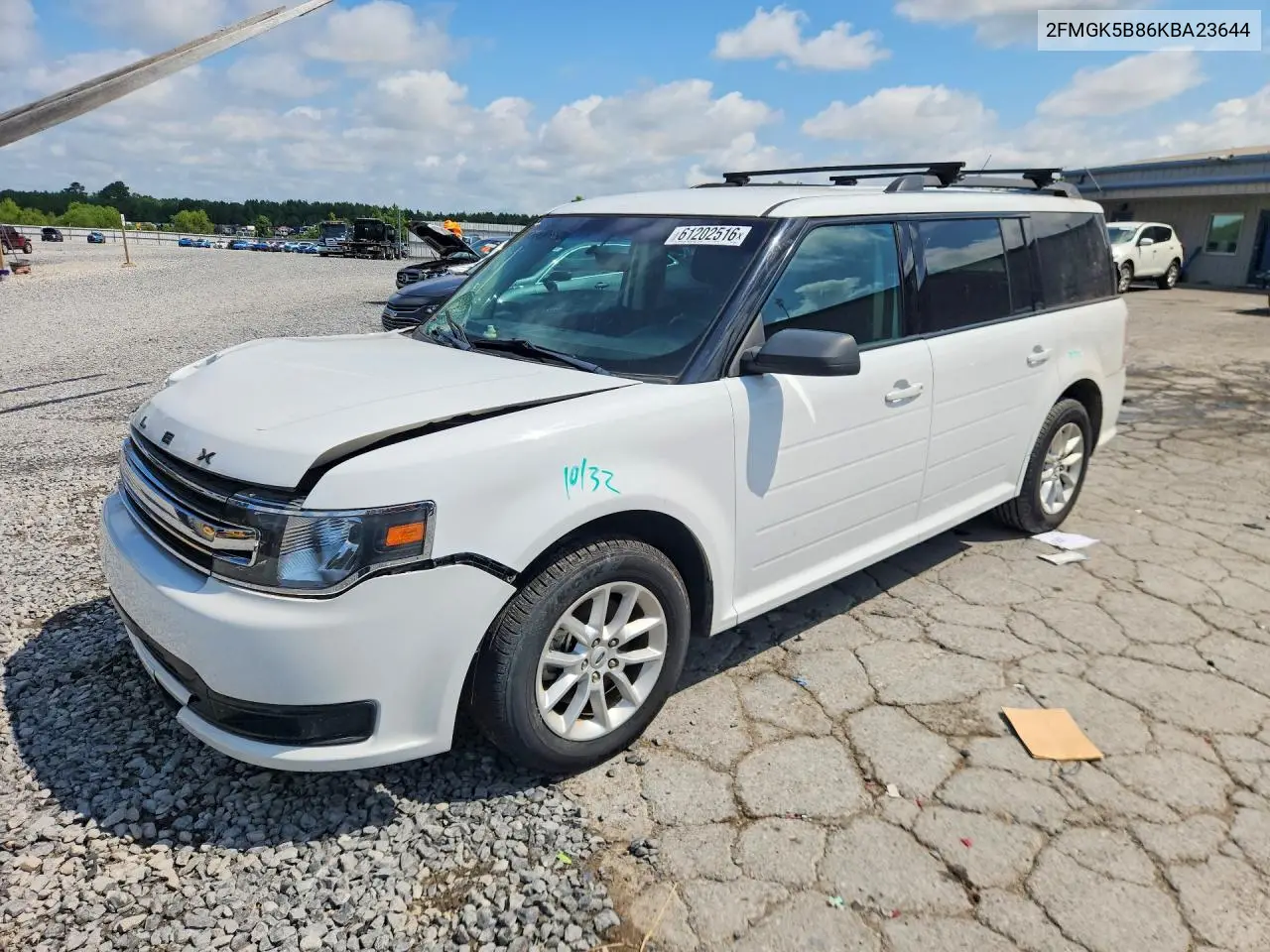 2019 Ford Flex Se VIN: 2FMGK5B86KBA23644 Lot: 61202516