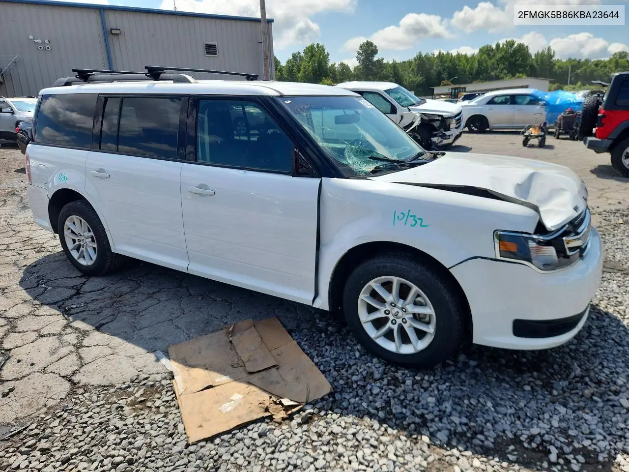 2019 Ford Flex Se VIN: 2FMGK5B86KBA23644 Lot: 61202516
