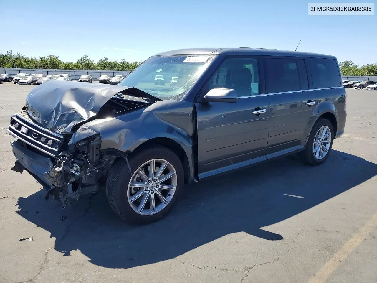 2019 Ford Flex Limited VIN: 2FMGK5D83KBA08385 Lot: 62125316