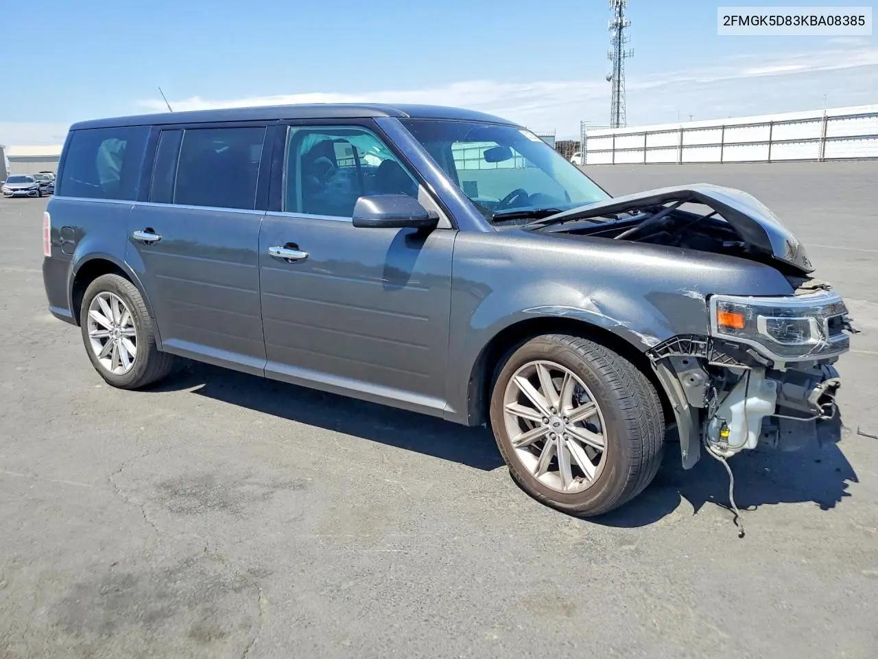 2019 Ford Flex Limited VIN: 2FMGK5D83KBA08385 Lot: 62125316