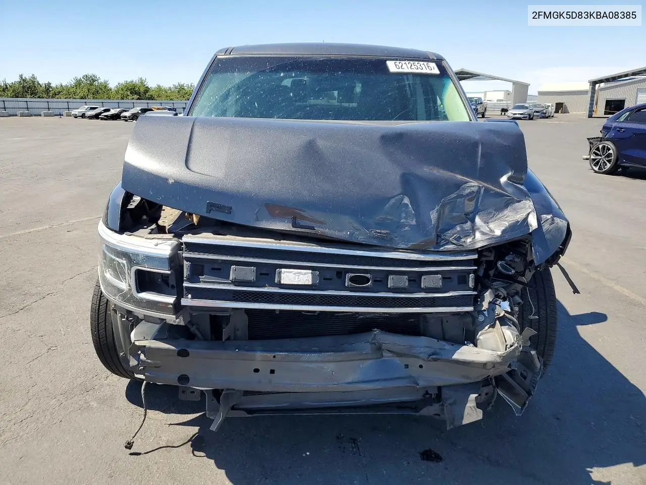 2019 Ford Flex Limited VIN: 2FMGK5D83KBA08385 Lot: 62125316