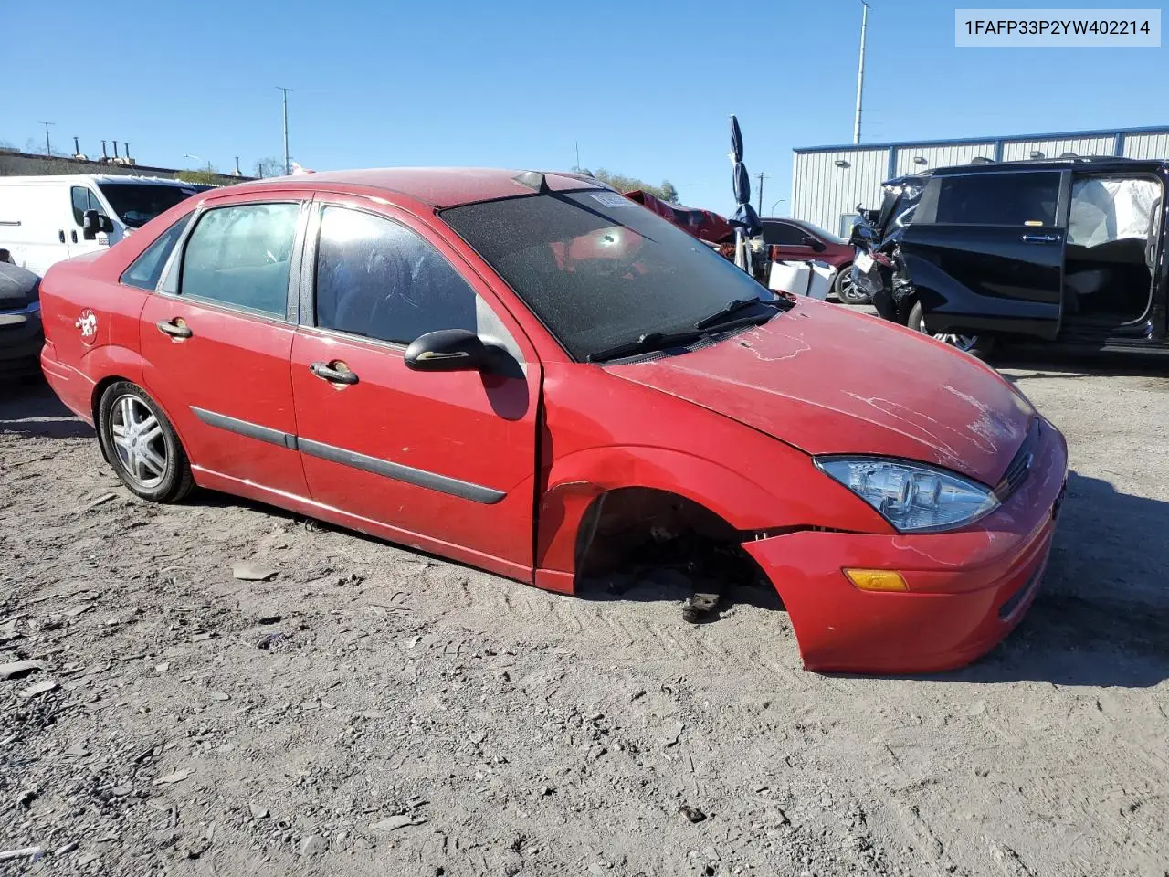 1FAFP33P2YW402214 2000 Ford Focus Lx