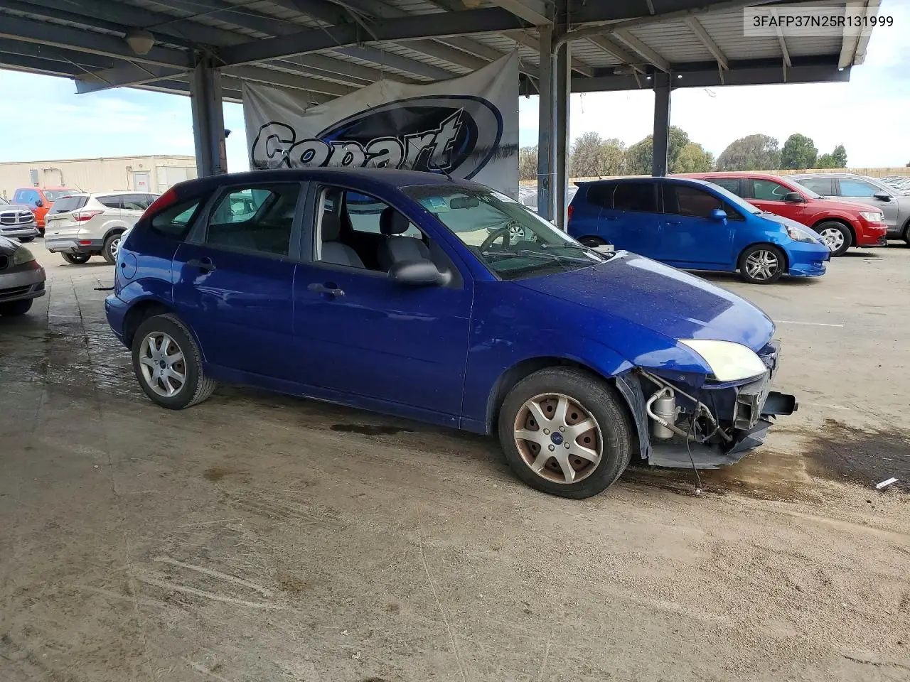 2005 Ford Focus Zx5 VIN: 3FAFP37N25R131999 Lot: 62078436