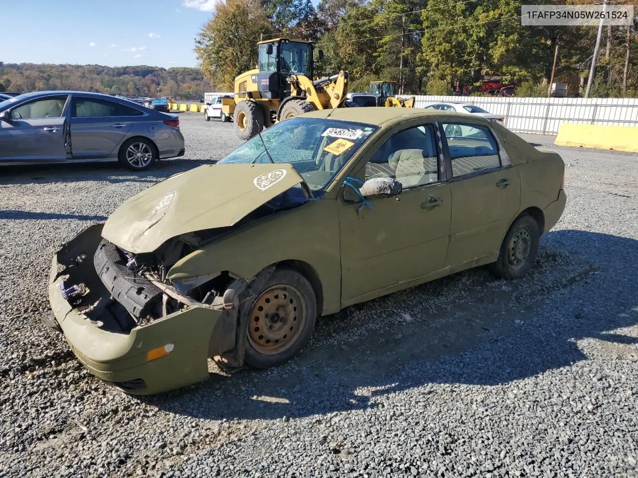 1FAFP34N05W261524 2005 Ford Focus Zx4