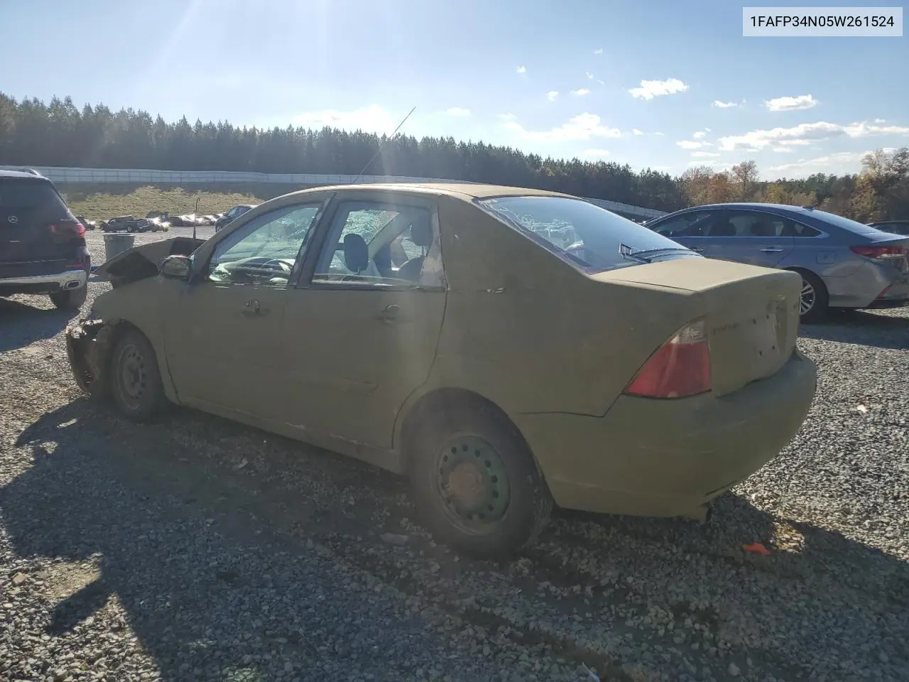 1FAFP34N05W261524 2005 Ford Focus Zx4