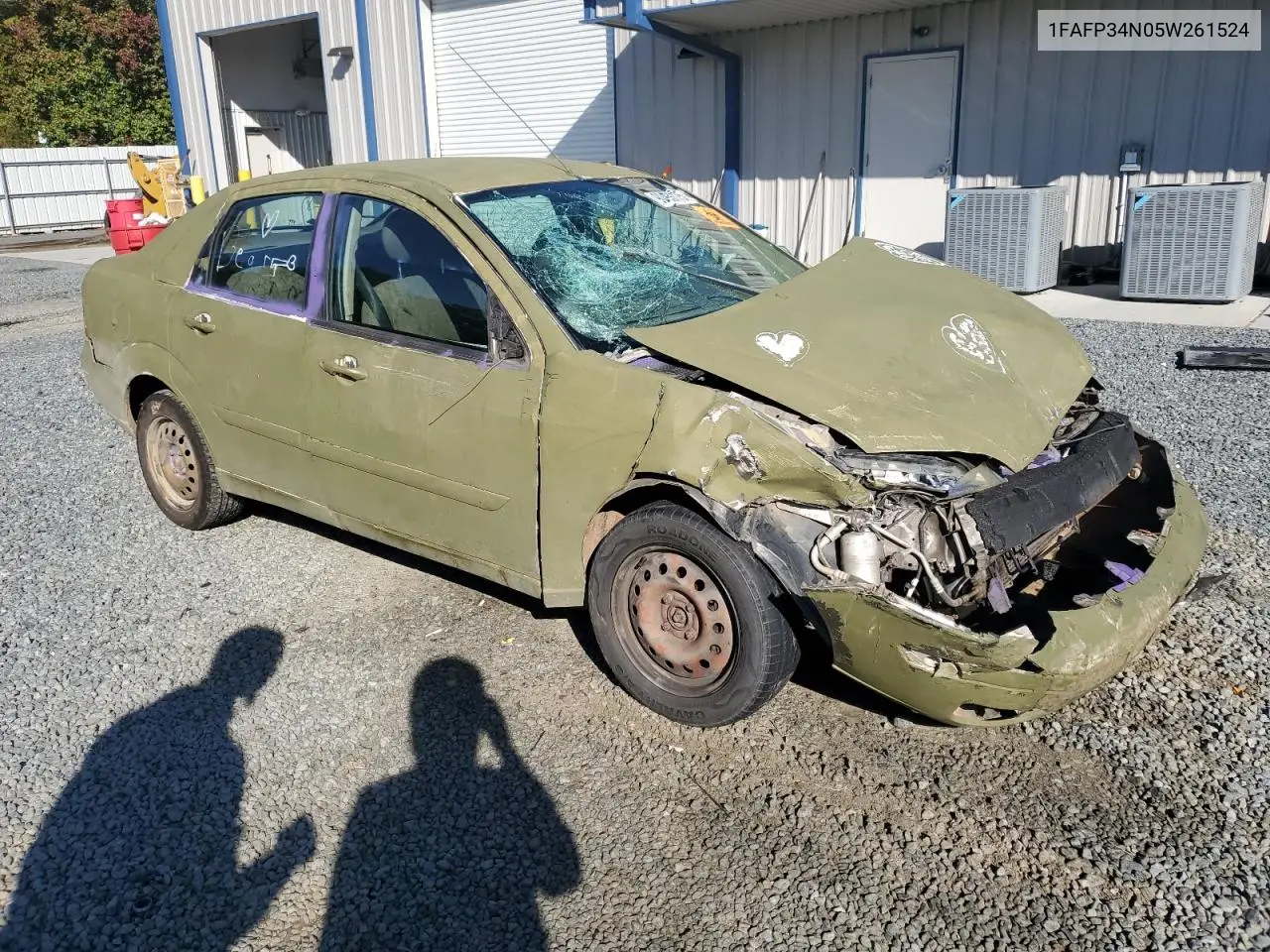 1FAFP34N05W261524 2005 Ford Focus Zx4