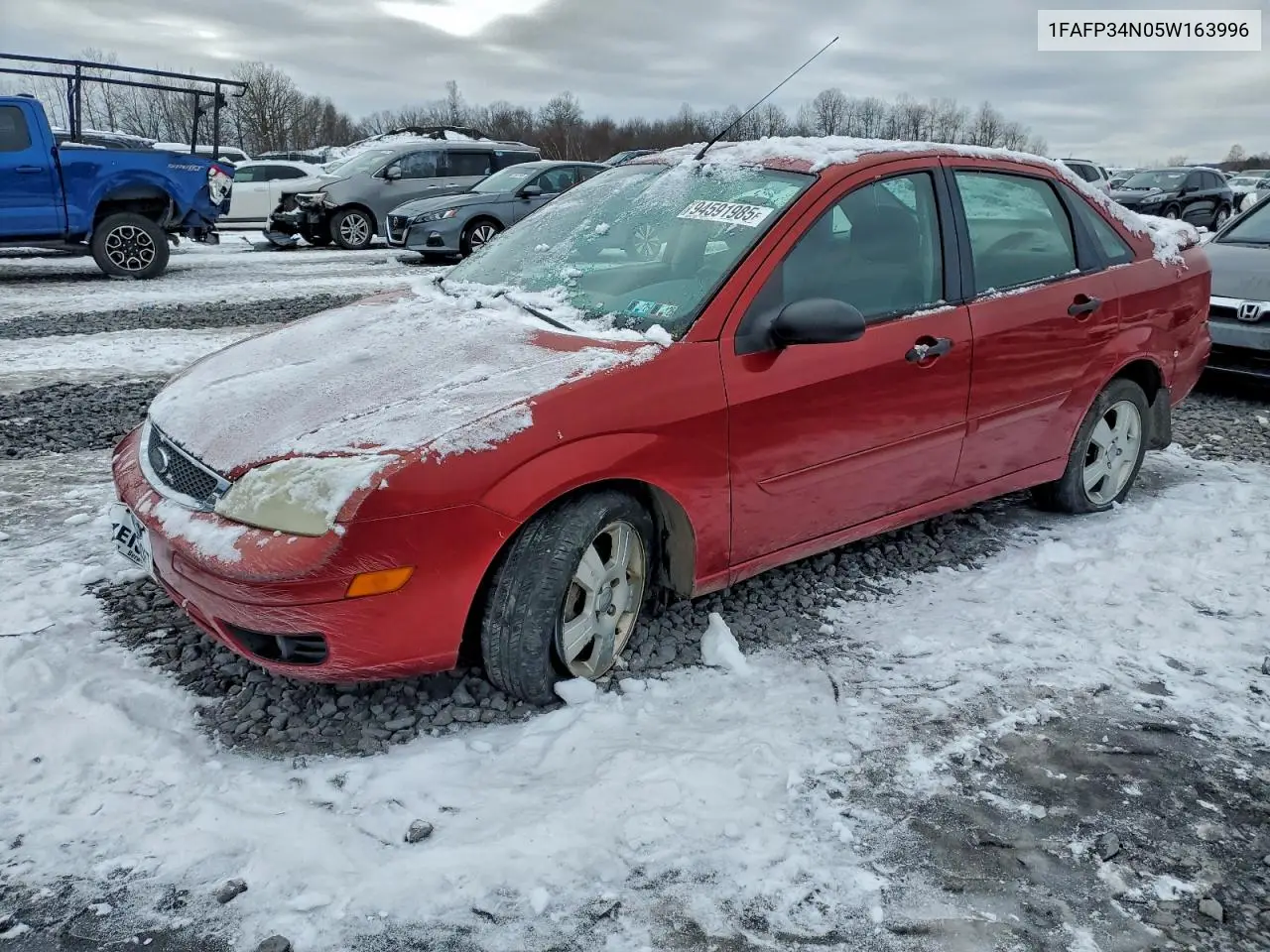 1FAFP34N05W163996 2005 Ford Focus Zx4