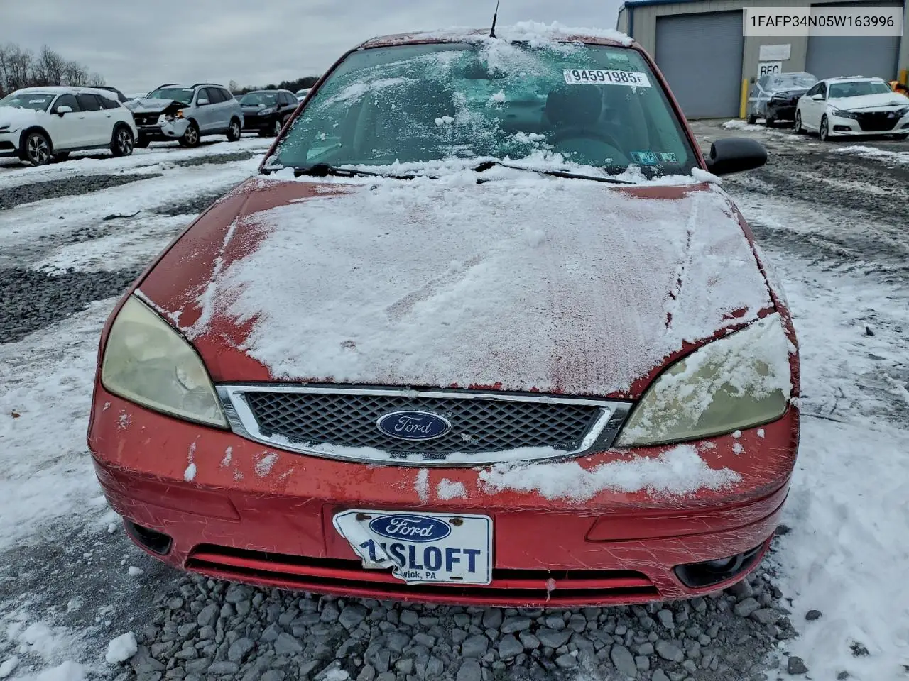 1FAFP34N05W163996 2005 Ford Focus Zx4