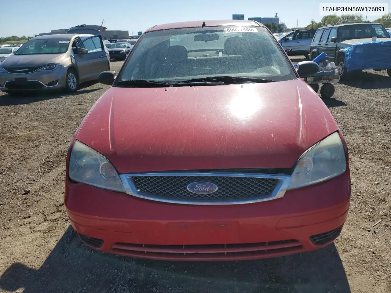1FAHP34N56W176091 2006 Ford Focus Zx4